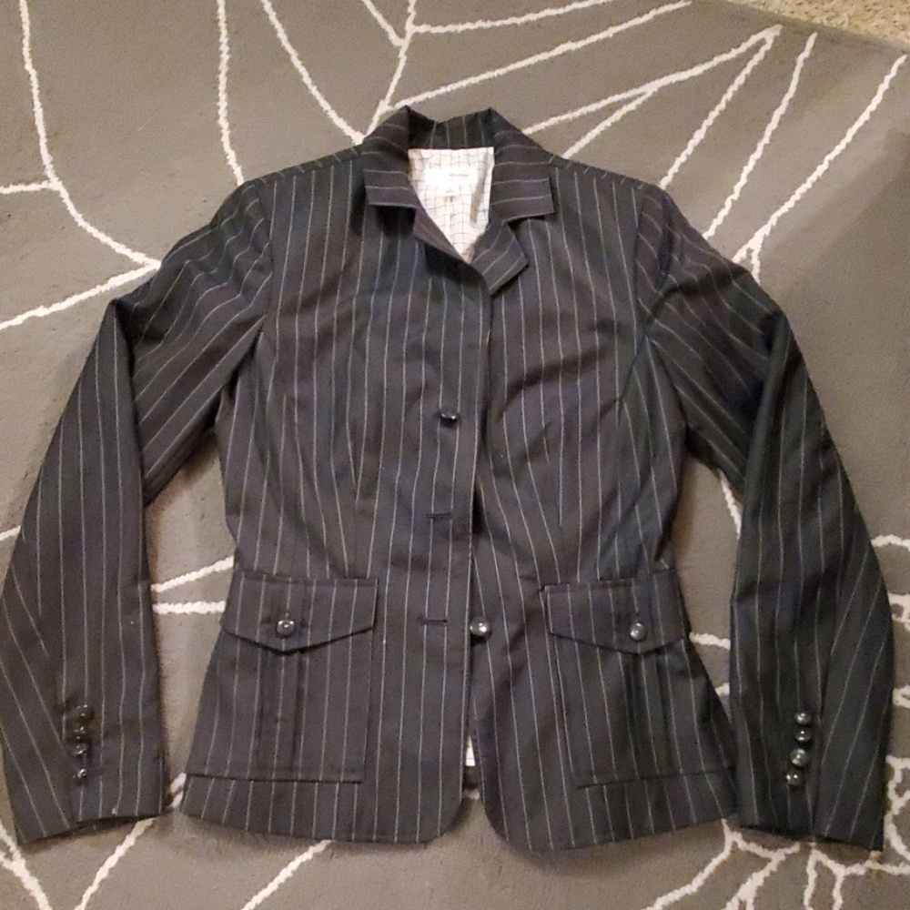 Pinstripe Blazer